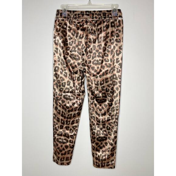 Mother The Lounger Ankle Track Pants size S Wildcat print - Picture 4 of 14